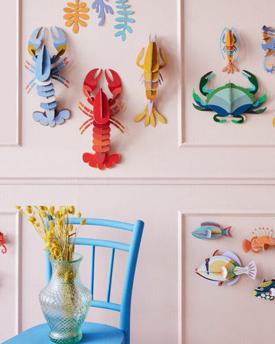 Studio Roof Wall Art A4 / Sea Creatures