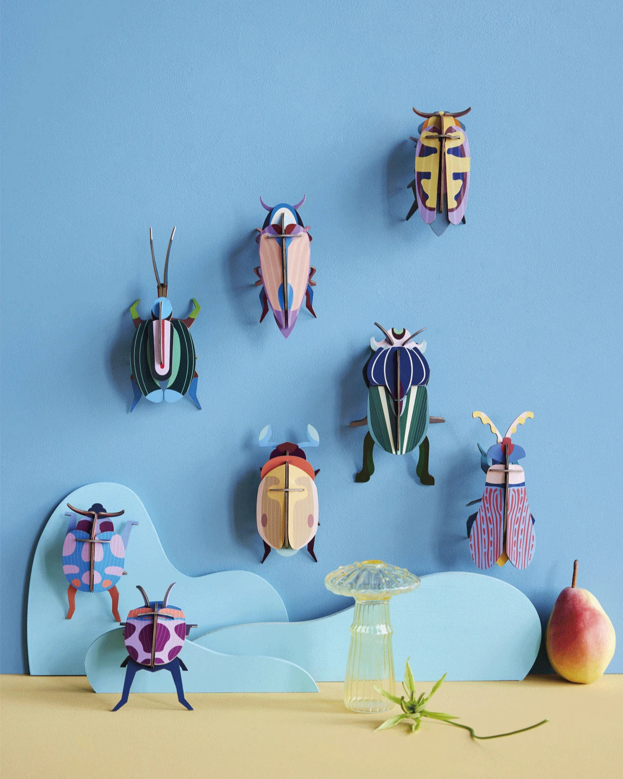 Studio Roof Wall Art Small/ Beetles