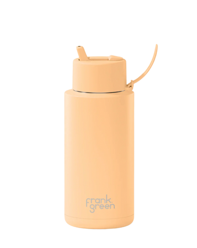 Frank Green Ceramic Reusable Bottle / Limited Edition / 34Oz W Flip Straw