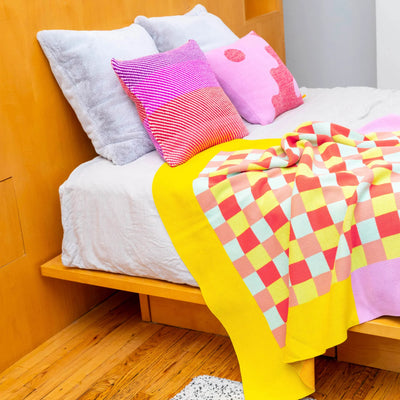 Gingham Checkerboard Throw