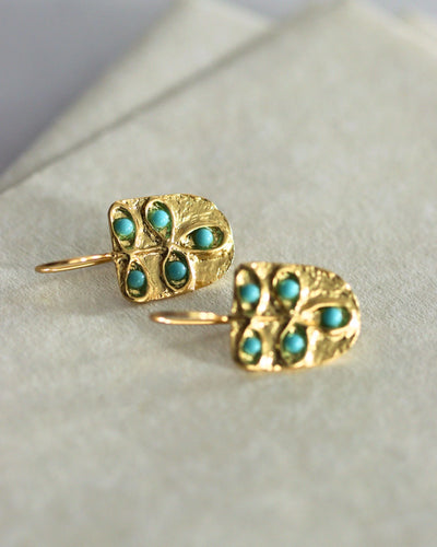 Vera Turquoise Drop Earrings