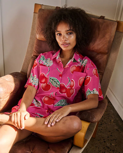 Kip & Co Short Sleeve Shirt & Short Pyjama Set