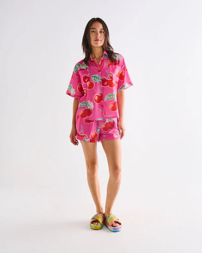Kip & Co Short Sleeve Shirt & Short Pyjama Set