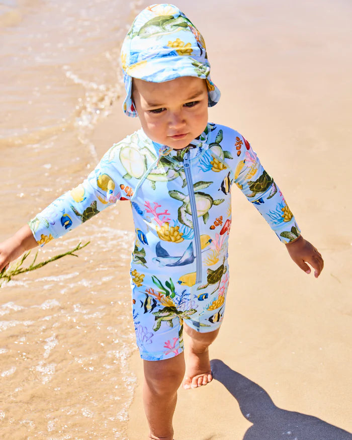 Kip & Co Baby Long Sleeve Zip Bathers
