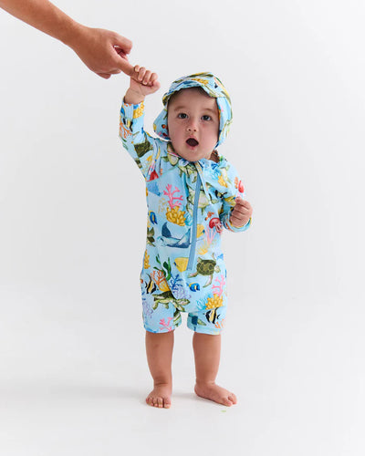 Kip & Co Baby Long Sleeve Zip Bathers