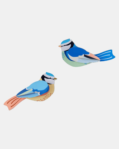 Studio Roof Wall Art  / Garden Birds / Set Of 2