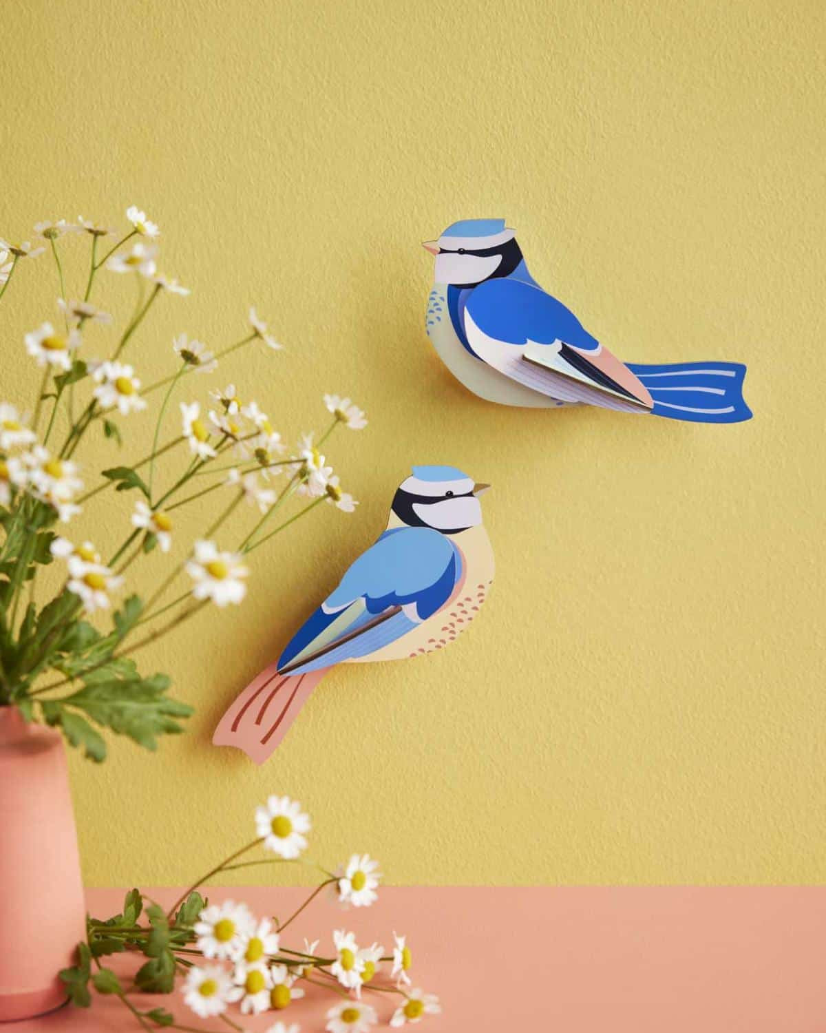 Studio Roof Wall Art  / Garden Birds / Set Of 2
