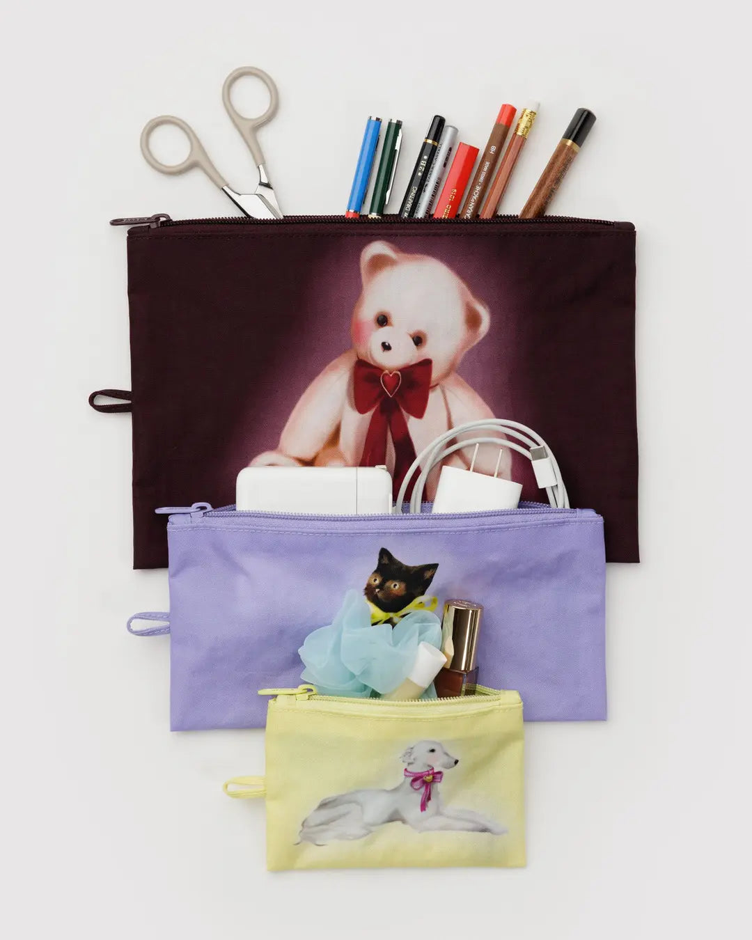 Baggu Flat Pouch Set