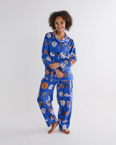 Kip & Co Adult Flannelette Long Sleeve Shirt & Pant Set