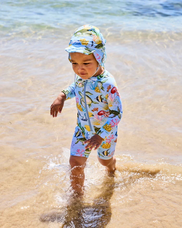 Kip & Co Baby Long Sleeve Zip Bathers