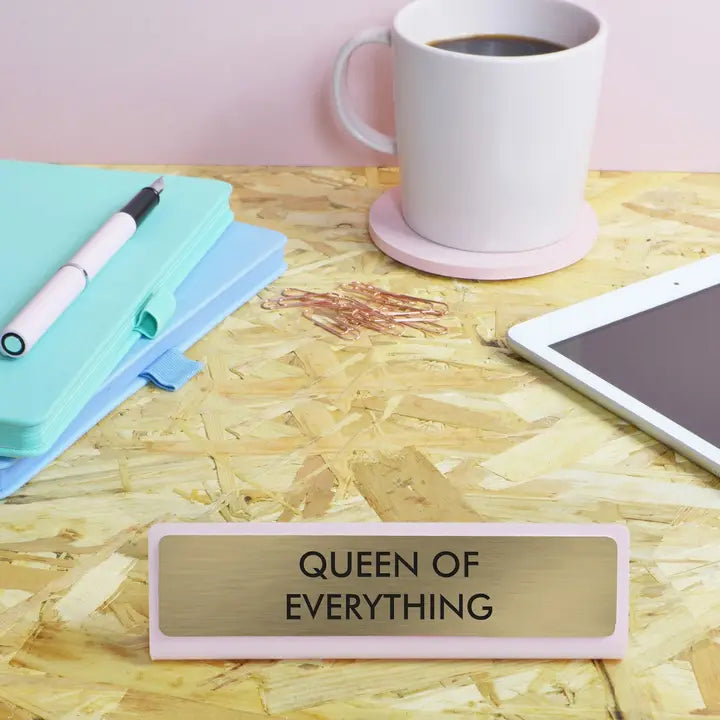 Desk Plate