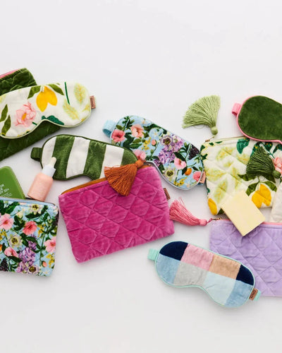 Kip & Co Velvet Cosmetics Purse