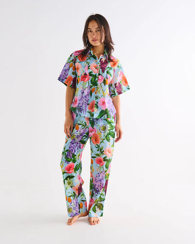 Kip & Co Short Sleeve Shirt & Pant Pyjama Set