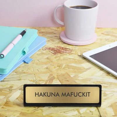 Desk Plate