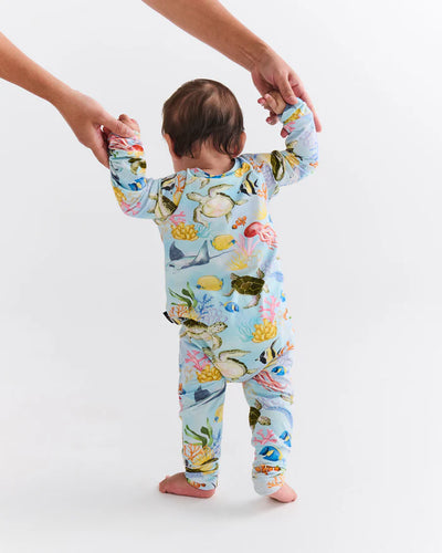 Kip & Co Organic LS Zip Romper