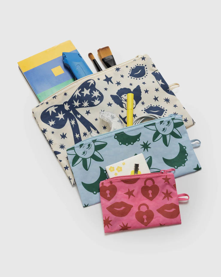 Baggu Flat Pouch Set