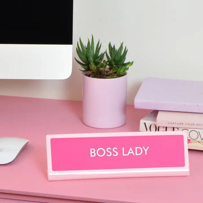 Desk Plate