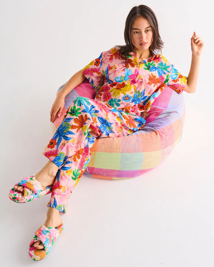 Kip & Co Short Sleeve Shirt & Pant Pyjama Set