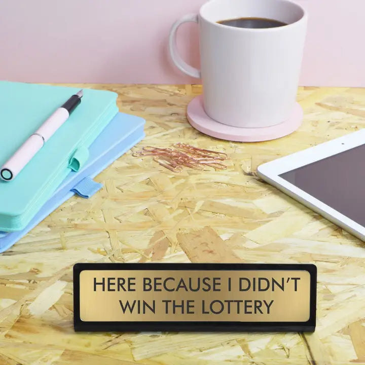 Desk Plate