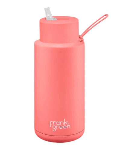 Frank Green Ceramic Reusable Bottle / Limited Edition / 34Oz W Straw