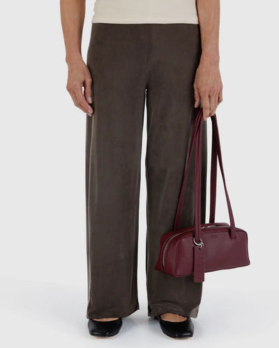 Baggu Recycled Leather Small Bowler Bag