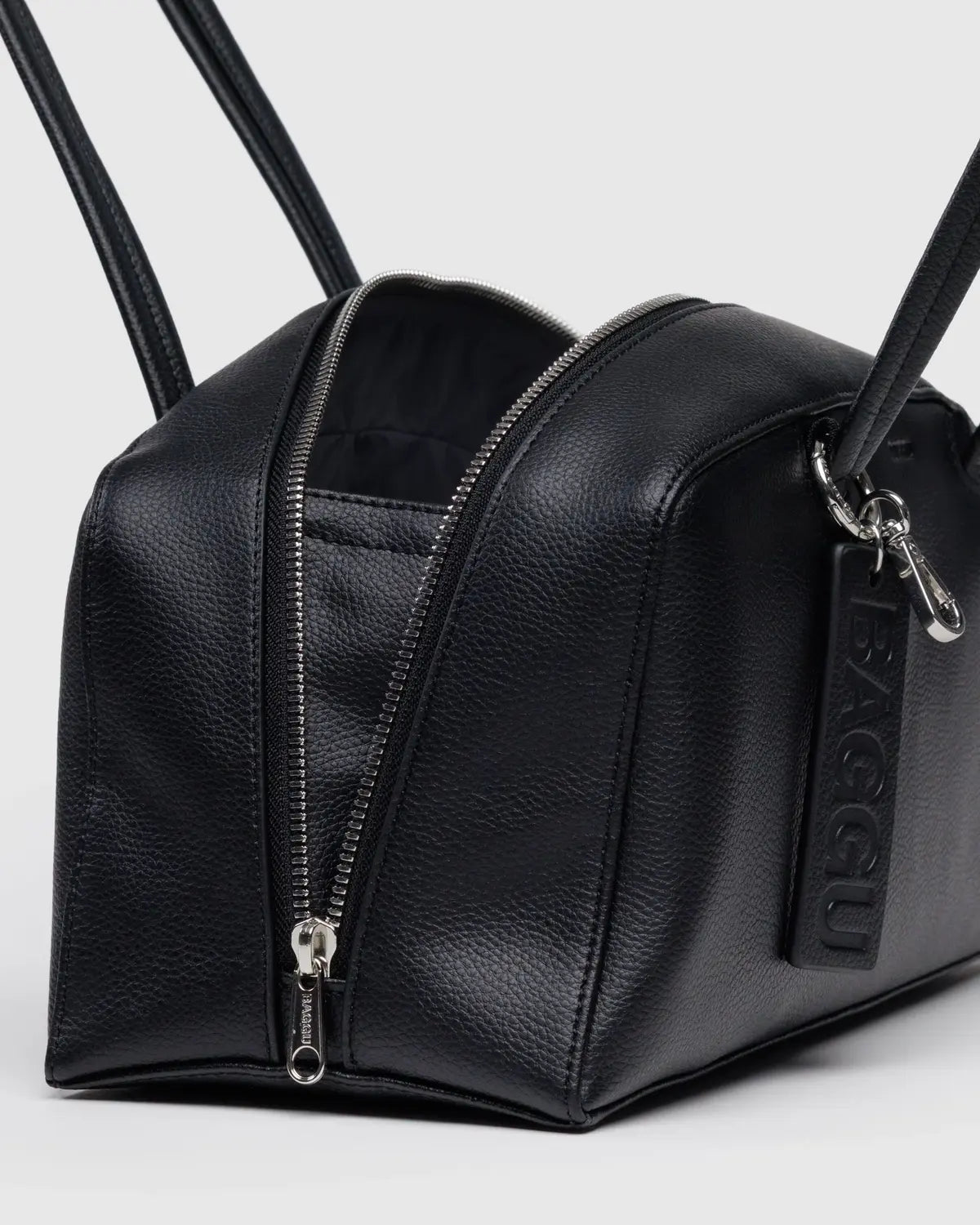 Baggu Recycled Leather Bowler Bag