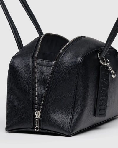 Baggu Recycled Leather Bowler Bag