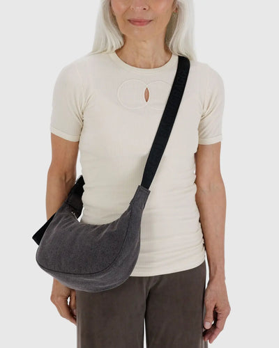 Baggu Denim Crescent Bag