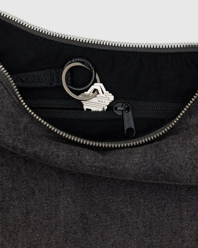 Baggu Denim Crescent Bag