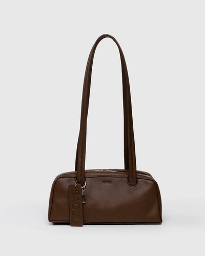 Baggu Recycled Leather Small Bowler Bag