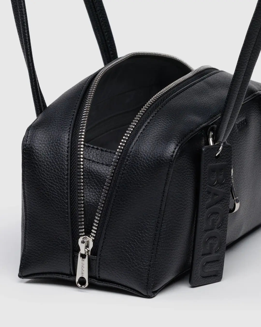 Baggu Recycled Leather Small Bowler Bag
