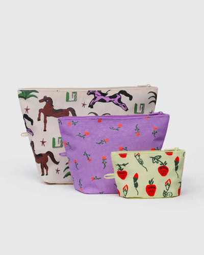 Baggu Go Pouch Set