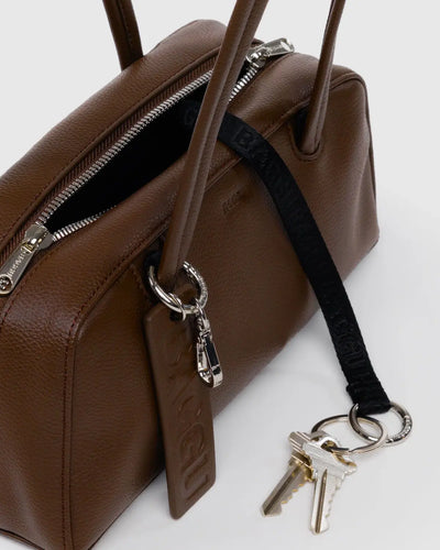 Baggu Recycled Leather Small Bowler Bag