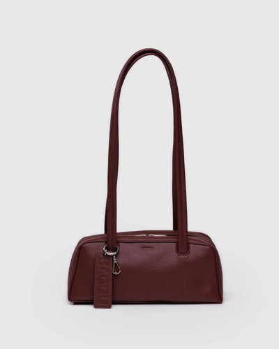 Baggu Recycled Leather Small Bowler Bag