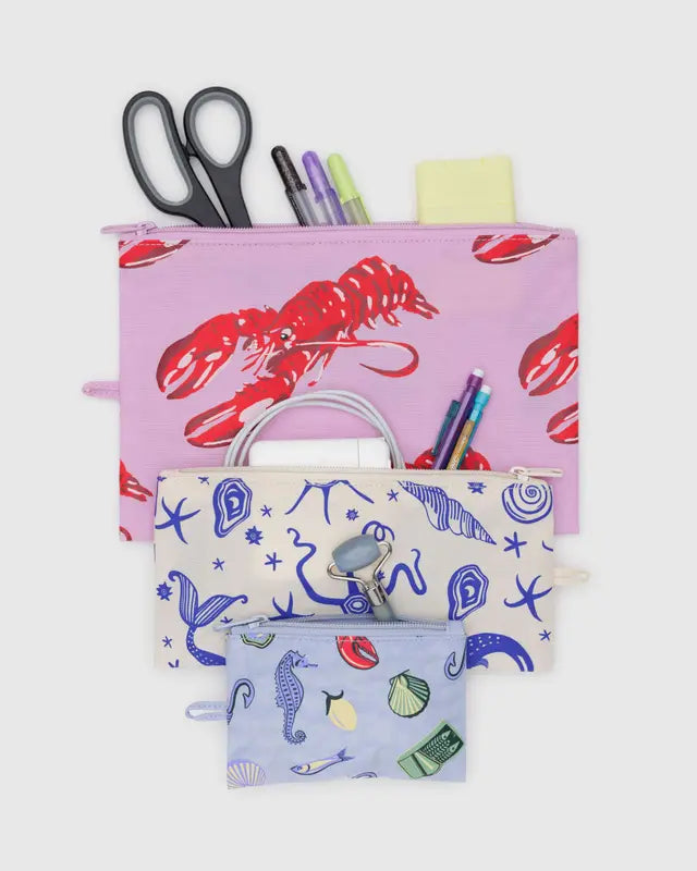 Baggu Flat Pouch Set