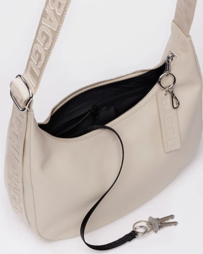 Baggu Recycled Leather Medium Crescent Bag