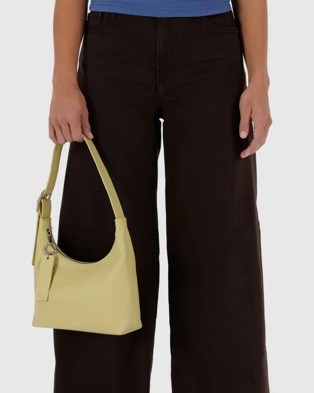 Baggu Mini Recycled Leather Shoulder Bag