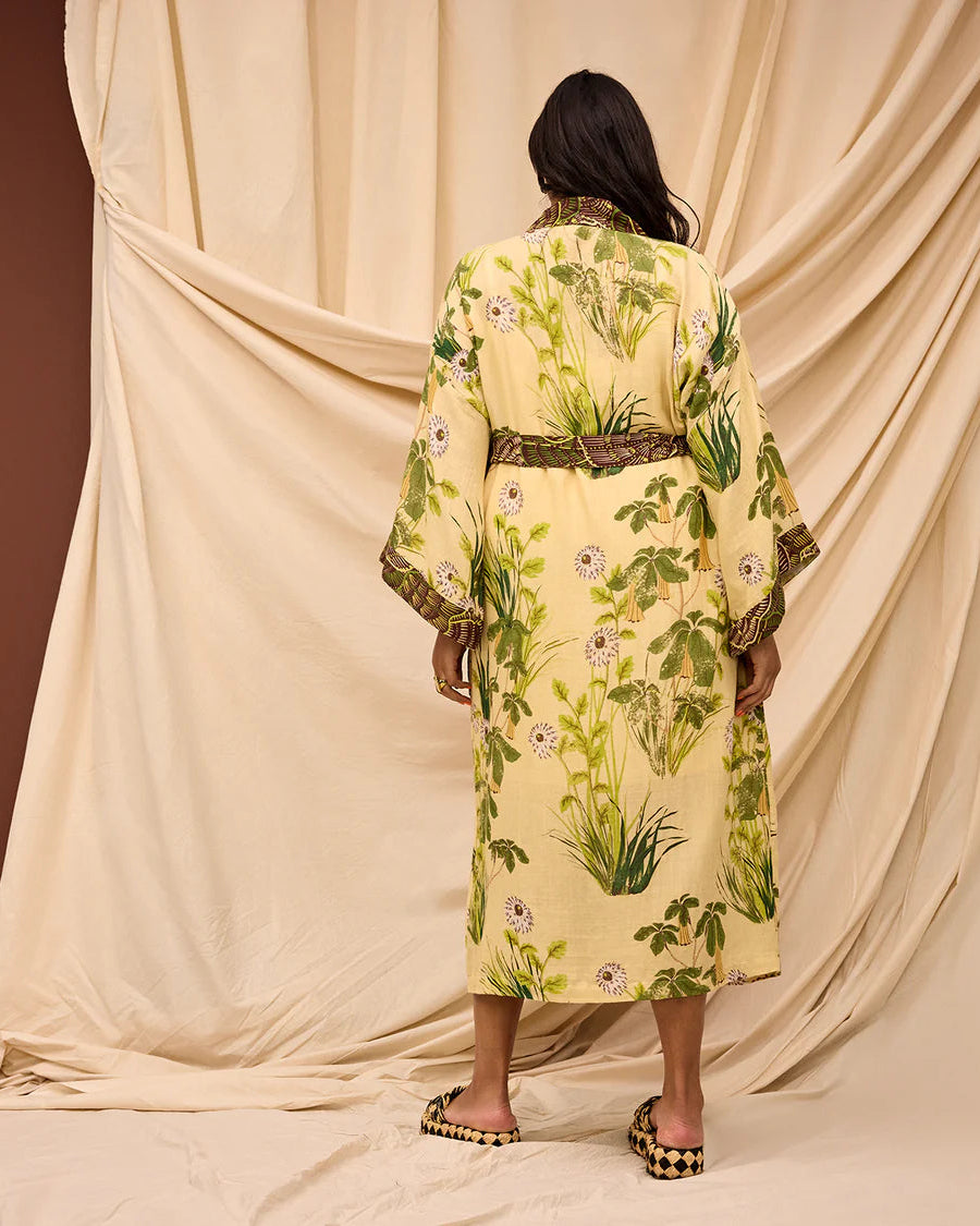 Sage X Clare Cotton Robe
