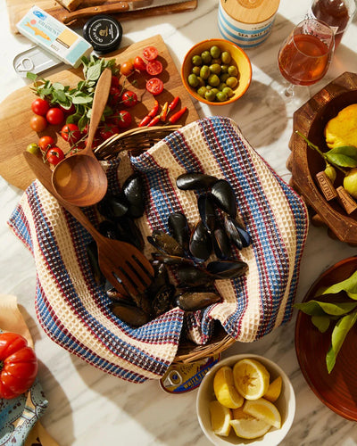 Sage X Clare Waffle Tea Towel