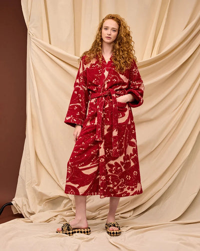 Sage X Clare Towelling Robe