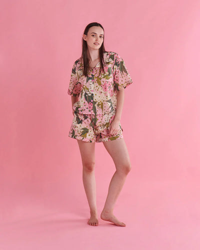 Kip & Co Short Sleeve Shirt & Short Pyjama Set