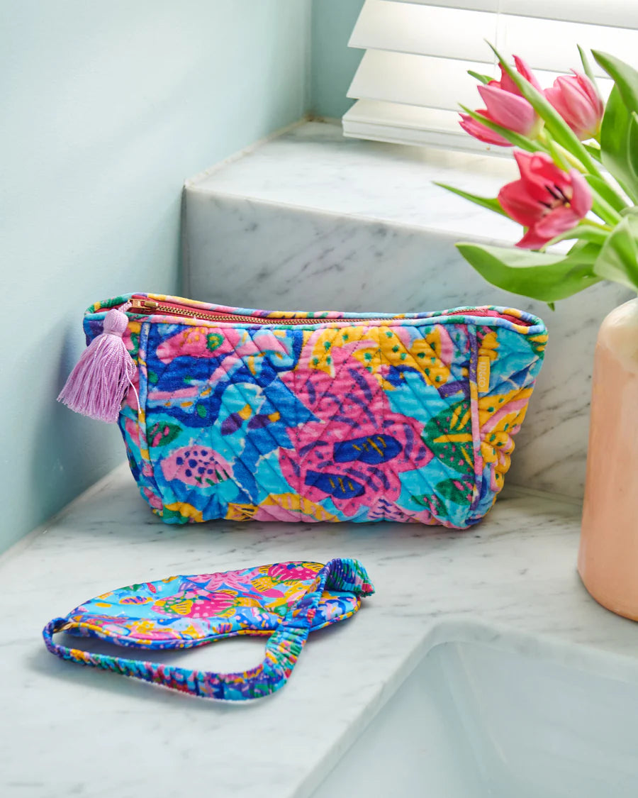 Kip&Co Velvet Toiletry Bag