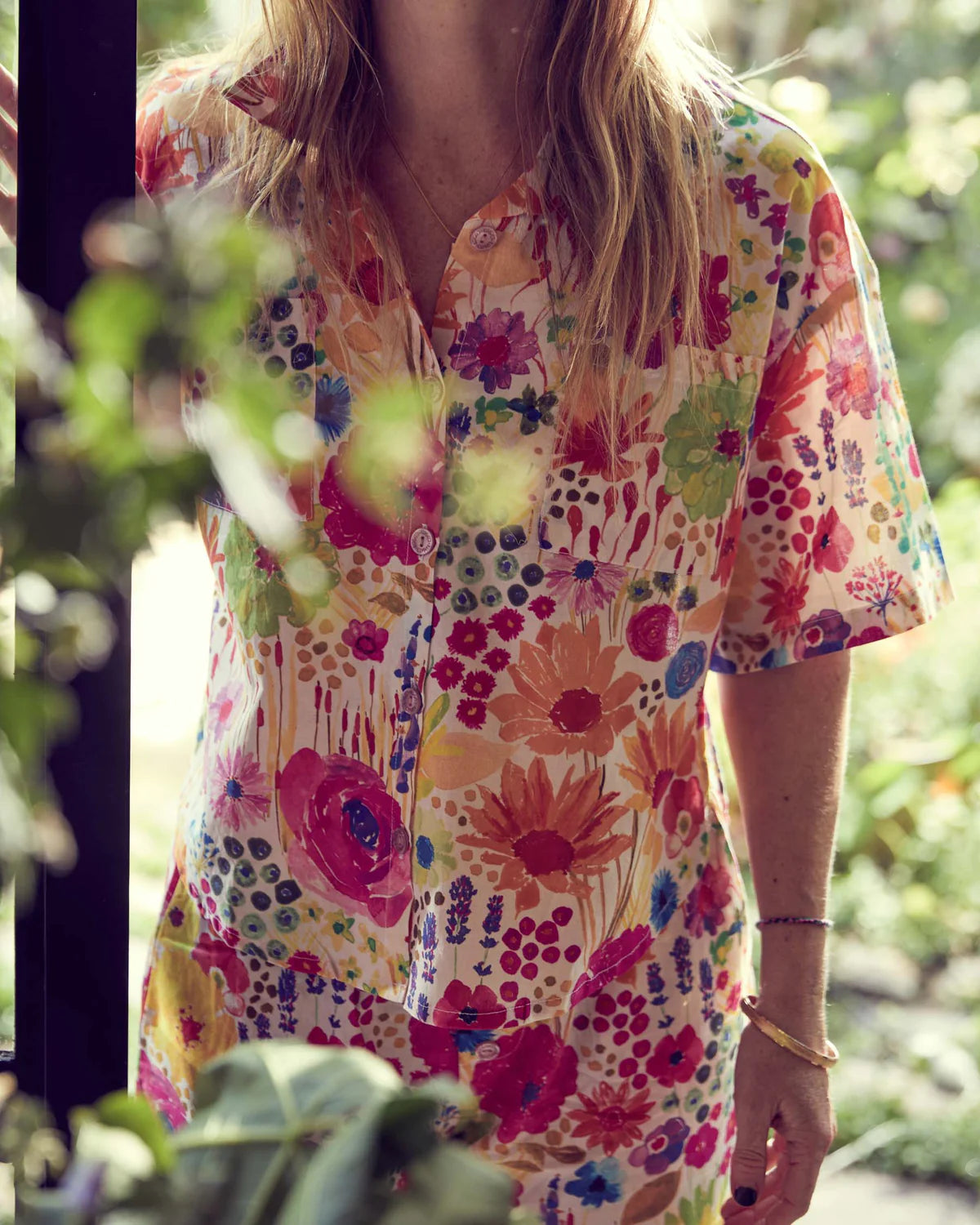 Kip & Co Short Sleeve Shirt & Pant Pyjama Set
