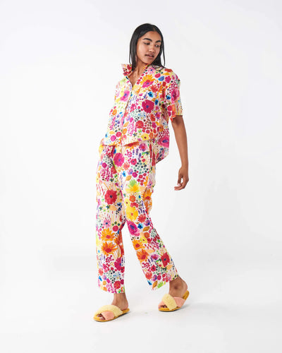 Kip & Co Short Sleeve Shirt & Pant Pyjama Set