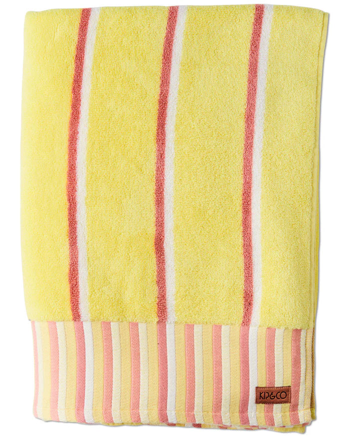 Kip & Co Stripe Terry Bath Sheet