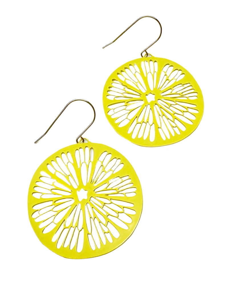 Denz Dangle Earrings / Painted