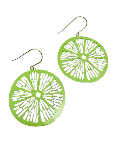 Denz Dangle Earrings / Painted