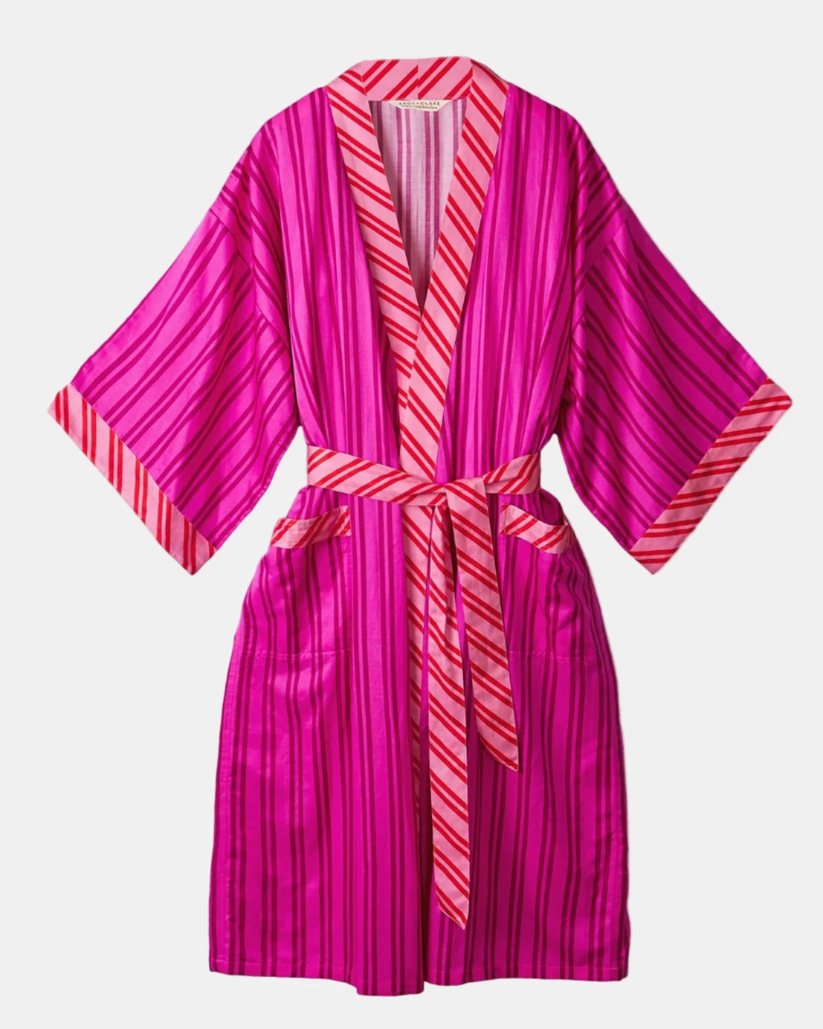 Sage X Clare Cotton Silk Robe