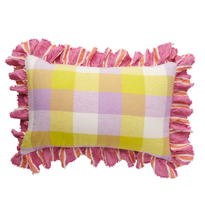 Lavender Fizz Ruffle Pillowcase Set