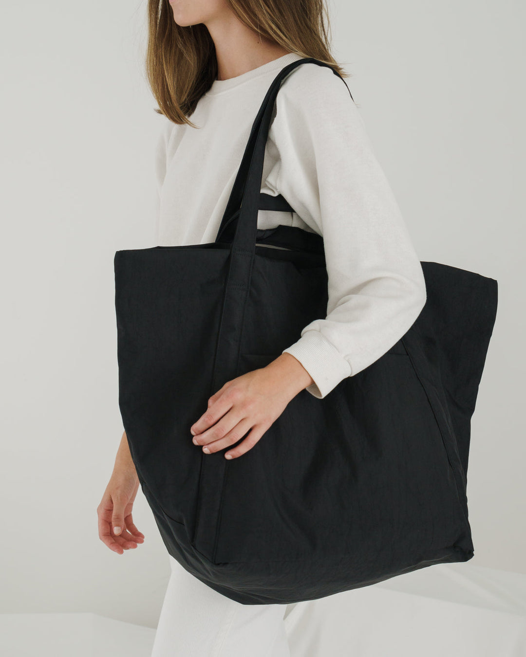 Baggu black tote shop
